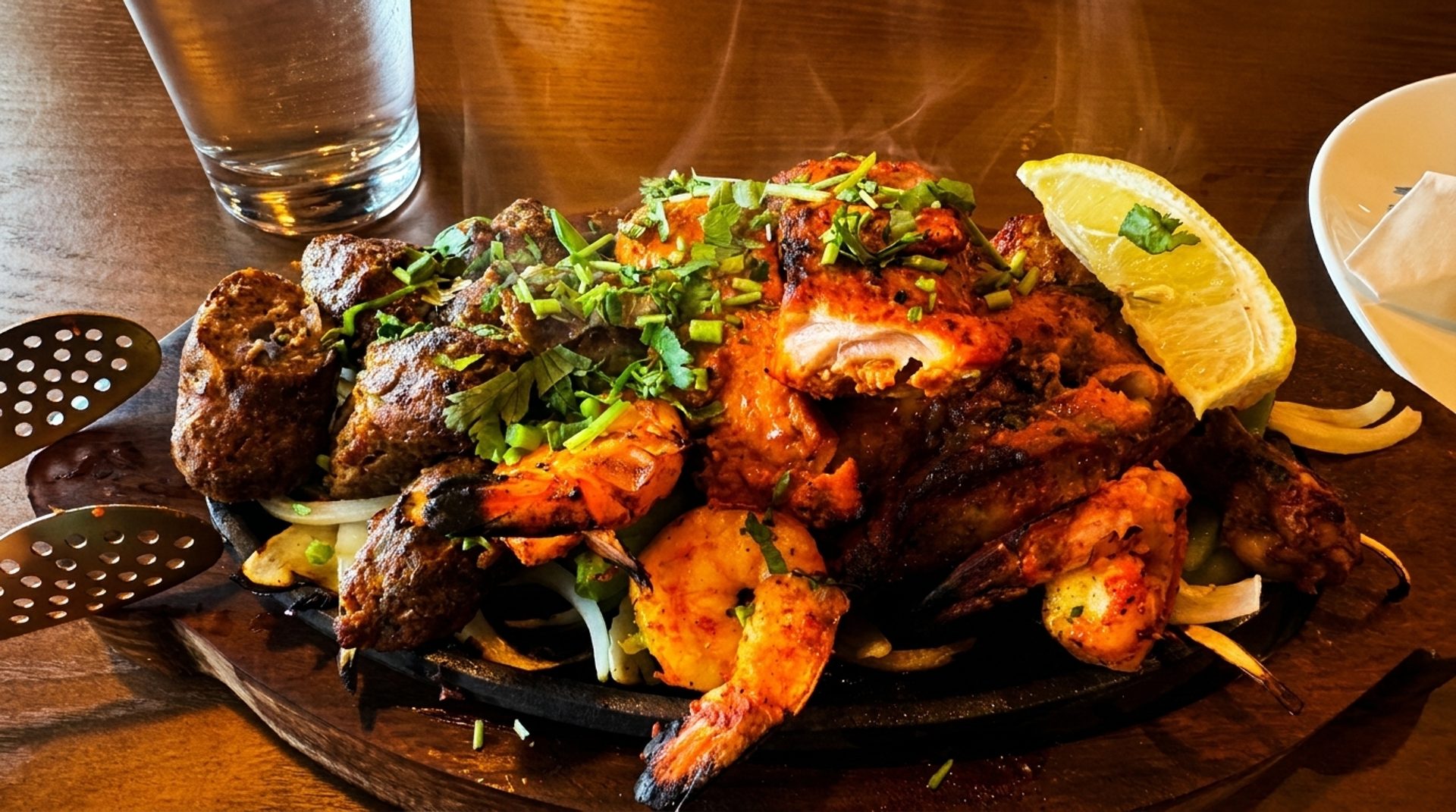 The tandoor travels with us