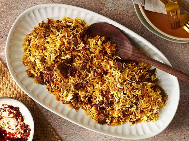Lamb Biryani.