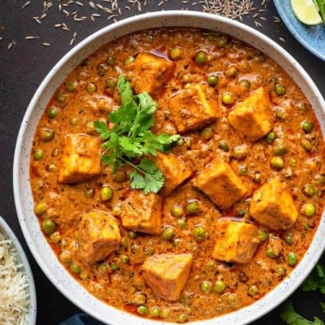 Matar Paneer.