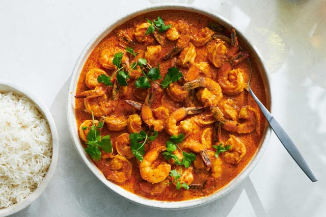 Shrimp Mango Curry.