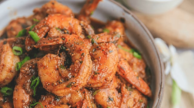 Garlic Shrimp.